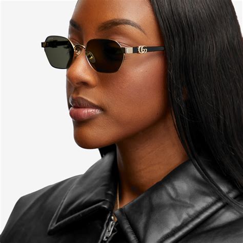 gucci mini running acetate sunglasses|gucci sunglasses with rhinestones.